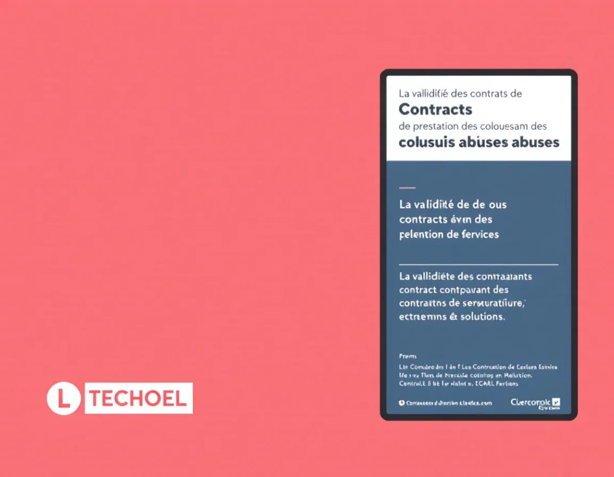 La validité des contrats de prestation de services comportant des clauses abusives : enjeux et solutions
