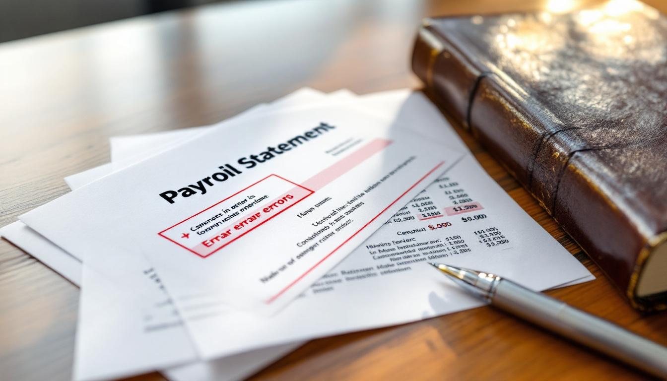 Erreur sur votre fiche de paie : que faire légalement