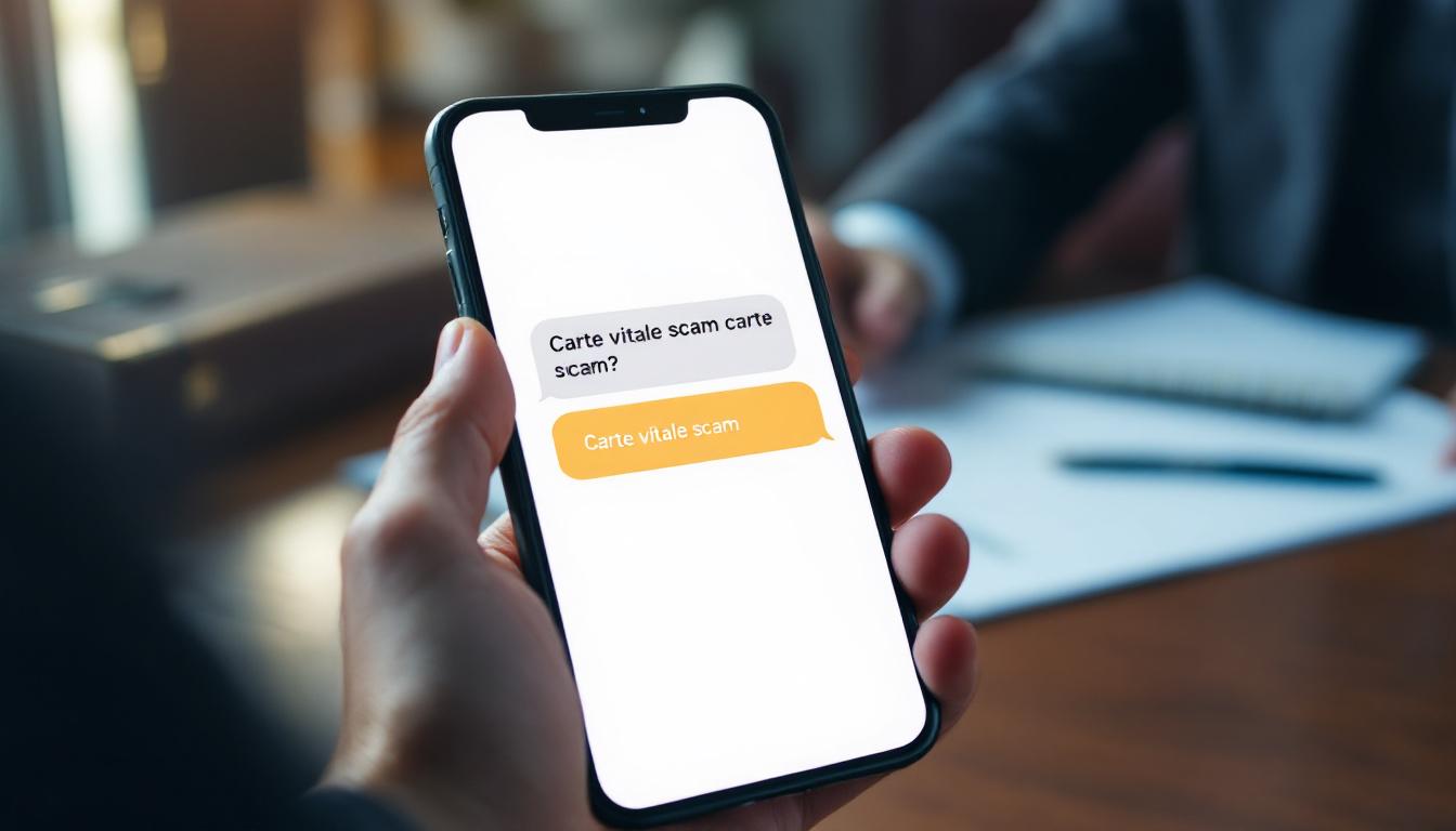 Arnaque carte vitale sms : actions à entreprendre sans délai